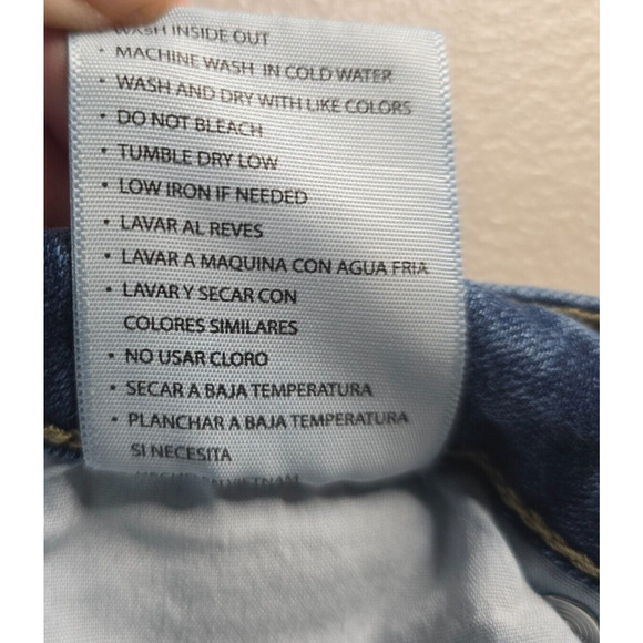 KanCan Jeans Women's 28 Blue Button Fly Skinny Medium Wash Fade Ankle - Picture 5 of 16